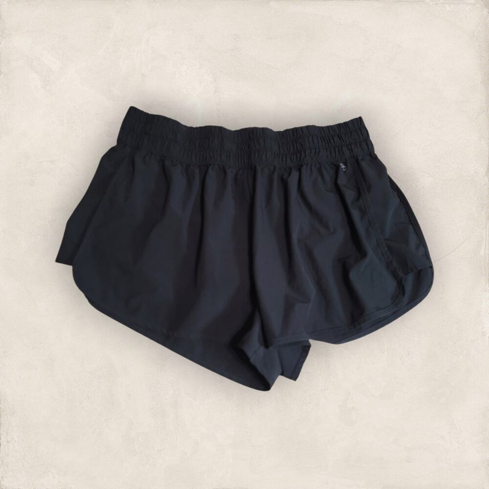 DSG Black Running Shorts with Inner Brief Elastic Waistband Size 2XL